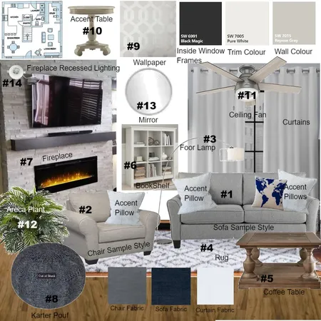 Living Room M9 Interior Design Mood Board by JNorheim on Style Sourcebook