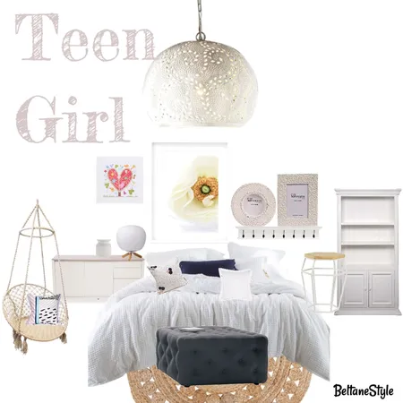 teen girl room Interior Design Mood Board by nicbeltane on Style Sourcebook