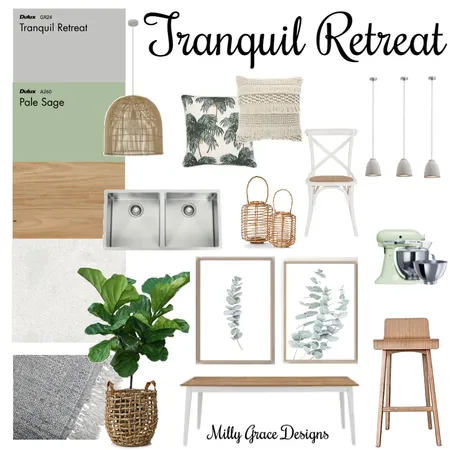 Tranquil Retreat Interior Design Mood Board by Louisebow on Style Sourcebook