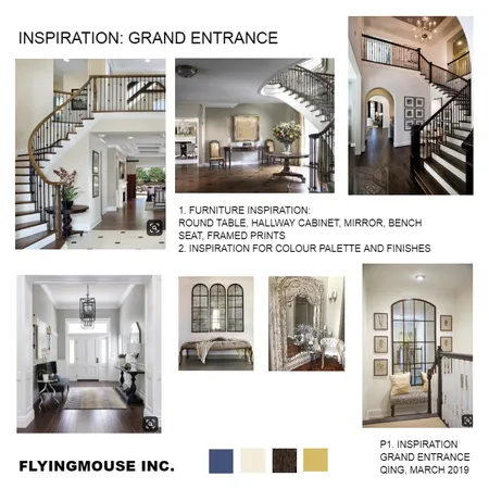 Inspiration- Grand Entrance Interior Design Mood Board by Flyingmouse inc on Style Sourcebook