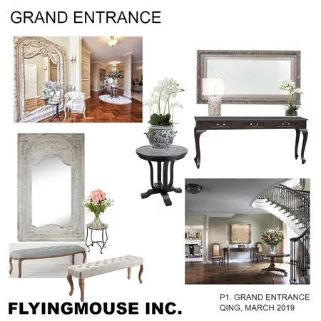 Grand Entrance Interior Design Mood Board by Flyingmouse inc on Style Sourcebook