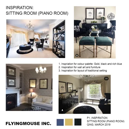 Inspiration- Sitting room/Piano room Interior Design Mood Board by Flyingmouse inc on Style Sourcebook