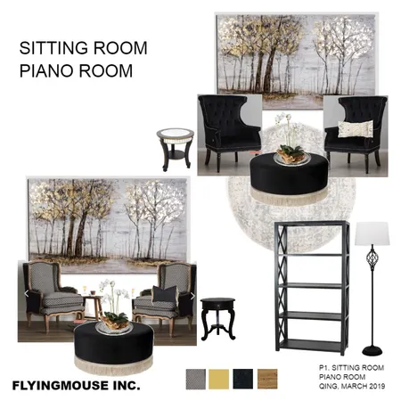 Sitting room Interior Design Mood Board by Flyingmouse inc on Style Sourcebook