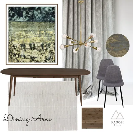 Dining Room Area Interior Design Mood Board by Kanopi Interiors & Design on Style Sourcebook