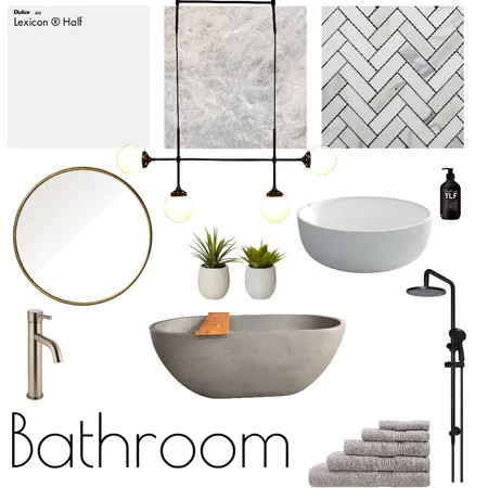 Bathroom text Interior Design Mood Board by elizablain on Style Sourcebook