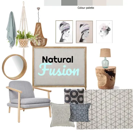 Natural fusion Interior Design Mood Board by Style A Space on Style Sourcebook