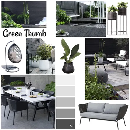 Green Thumb Interior Design Mood Board by DKD on Style Sourcebook
