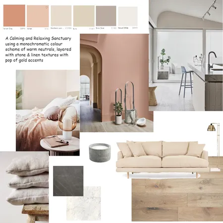 Monochromatic Mood Board - A6 Interior Design Mood Board by LauraT on Style Sourcebook