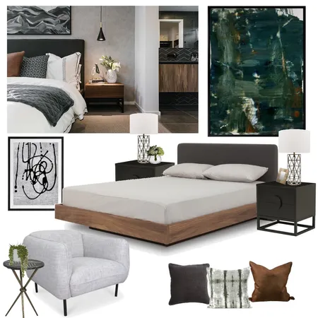 Lucy Master Bedroom Interior Design Mood Board by TLC Interiors on Style Sourcebook