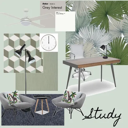Study - A9 Interior Design Mood Board by jojo_chap on Style Sourcebook