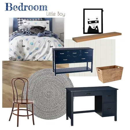 Bedroom 3 (Navy) Interior Design Mood Board by aphraell on Style Sourcebook
