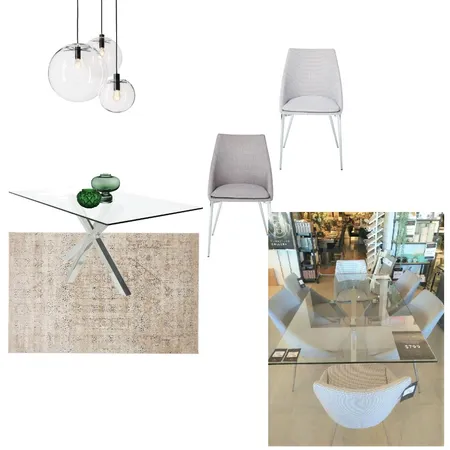 Dining Glass Table Interior Design Mood Board by Connected Interiors on Style Sourcebook