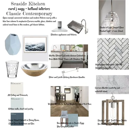 Seaside kitchen Interior Design Mood Board by cjn on Style Sourcebook