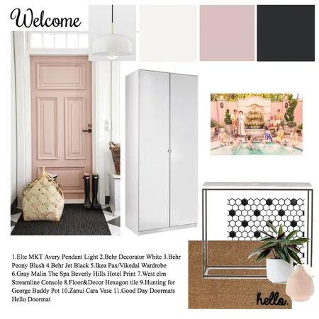 Welcoming Entry Interior Design Mood Board by JulianaK on Style Sourcebook