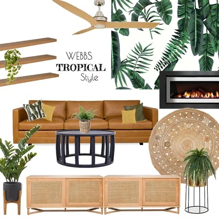 WEBBS TROPICAL STYLE Interior Design Mood Board by Sheridan on Style Sourcebook