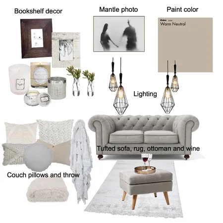 Cool to intimate Interior Design Mood Board by BrittaniRobinson on Style Sourcebook