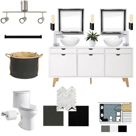 BathRoom Interior Design Mood Board by lyess on Style Sourcebook