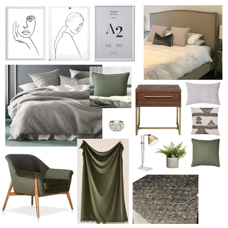 Krystal master bedroom Interior Design Mood Board by Thediydecorator on Style Sourcebook
