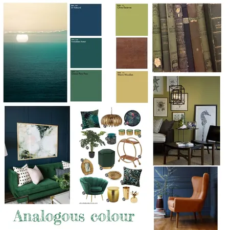 Analogous Color mood board Interior Design Mood Board by ditaduck14 on Style Sourcebook
