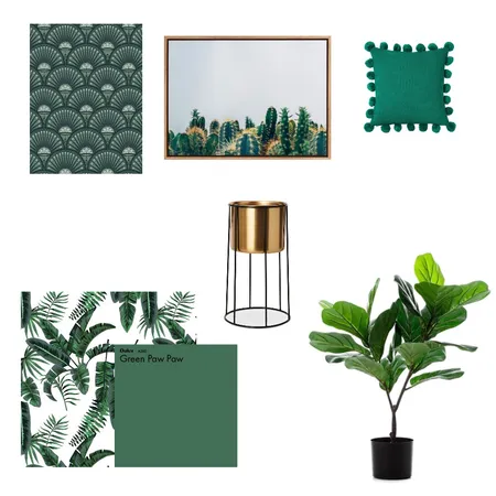 green Interior Design Mood Board by SharaBusing on Style Sourcebook