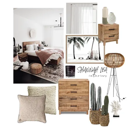 Coastal Bedroom Interior Design Mood Board by Shannah Lea Interiors on Style Sourcebook