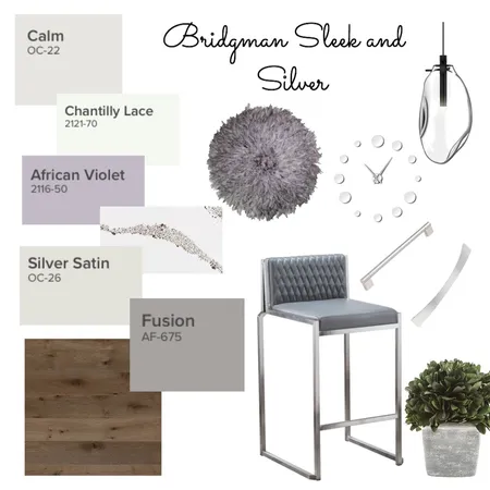 Bridgman Sleek and Silver Interior Design Mood Board by Catleyland on Style Sourcebook