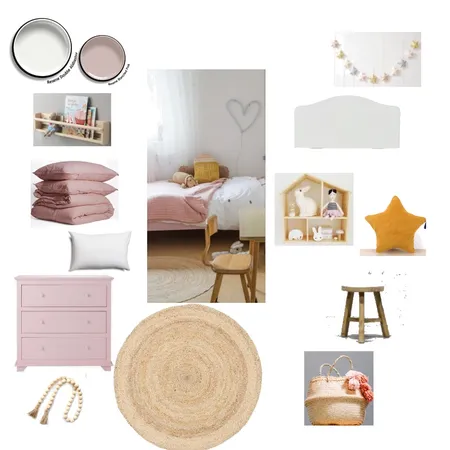 Phebe's Bedroom Interior Design Mood Board by Jennysaggers on Style Sourcebook