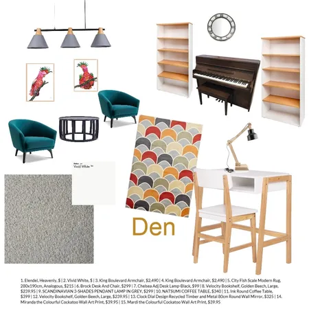den Interior Design Mood Board by resi on Style Sourcebook