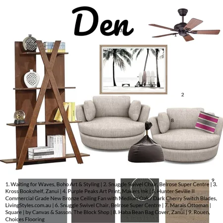 Den Interior Design Mood Board by Suri on Style Sourcebook