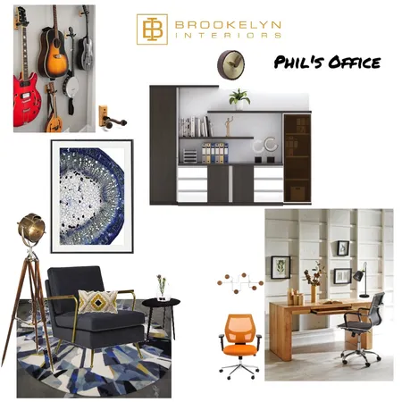 Phil's Office Interior Design Mood Board by Brookelyn Interiors on Style Sourcebook
