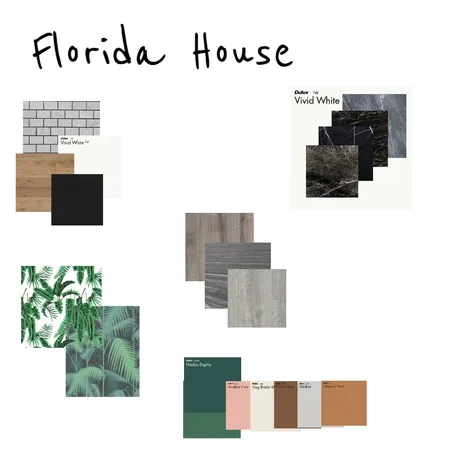 florida house color scheme Interior Design Mood Board by hannamoyer on Style Sourcebook