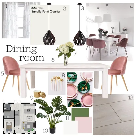 IDI 9 Dining Interior Design Mood Board by chimeneIDI on Style Sourcebook