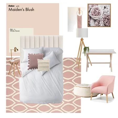 isabella's bedroom Interior Design Mood Board by the kit design co on Style Sourcebook