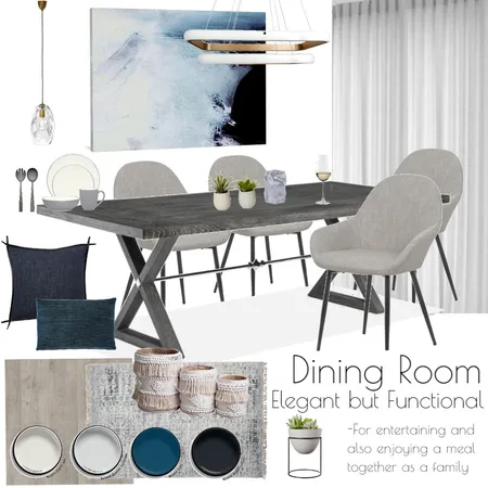 Dining Room Interior Design Mood Board by Bri on Style Sourcebook