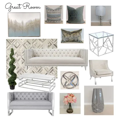 Dress This Space Great Room Interior Design Mood Board by laurensweeneydesigns on Style Sourcebook