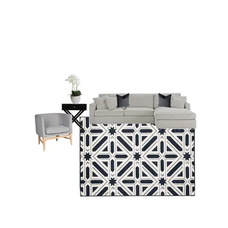 Lounge Room Navy Rug Interior Design Mood Board by kbaffico on Style Sourcebook