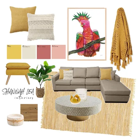 Colourful Living Interior Design Mood Board by Shannah Lea Interiors on Style Sourcebook
