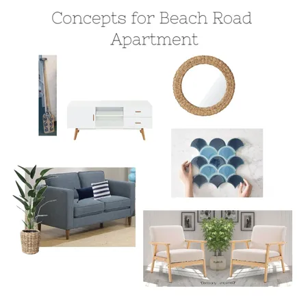 Beach Road Apartment Interior Design Mood Board by Enhance Home Styling on Style Sourcebook