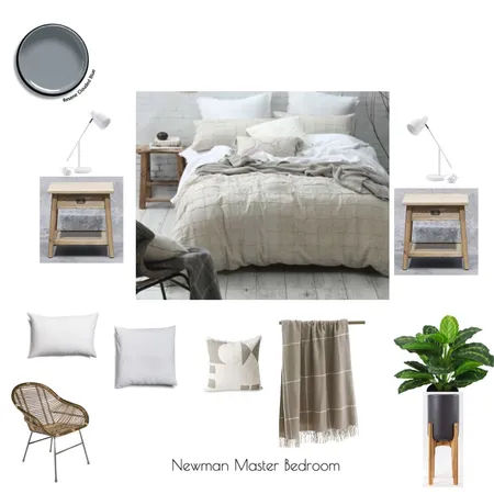 Newman - Master Bedroom Interior Design Mood Board by Jennysaggers on Style Sourcebook