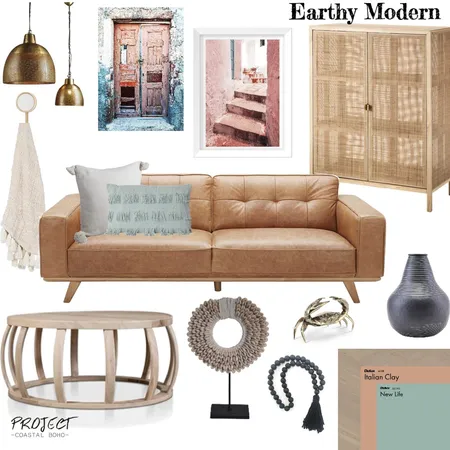 Moody Lounge Interior Design Mood Board by Project Coastal Boho on Style Sourcebook