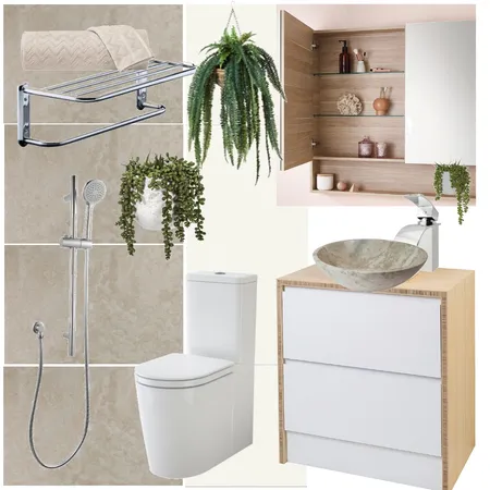 Classic modern neutral bathroom Interior Design Mood Board by BRAVE SPACE interiors on Style Sourcebook
