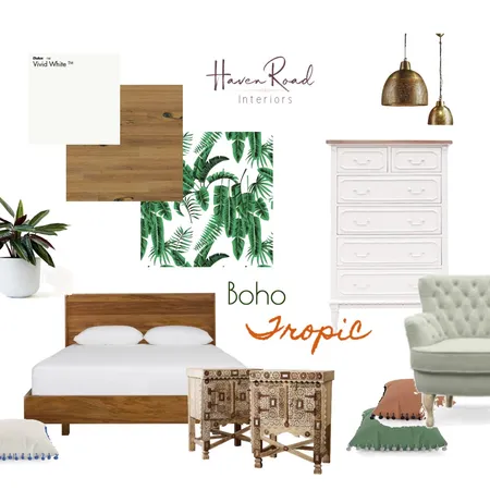 Boho Tropic Interior Design Mood Board by breerothman081915 on Style Sourcebook