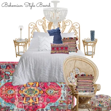 Bohemian Style Board Interior Design Mood Board by Breanna on Style Sourcebook