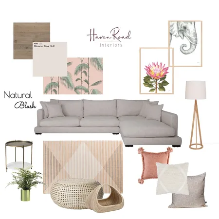 Blush + Natural Interior Design Mood Board by breerothman081915 on Style Sourcebook