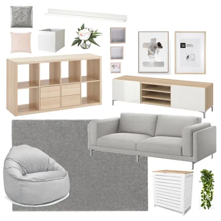 Caitlin theatre room kids room Interior Design Mood Board by Thediydecorator on Style Sourcebook