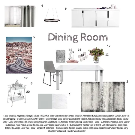 Dining room Interior Design Mood Board by dessypoursafar on Style Sourcebook