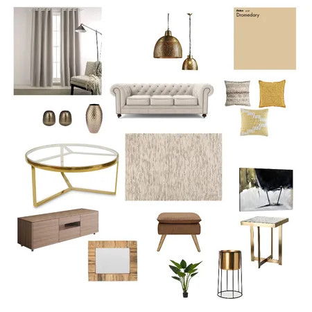 Neutral Livingroom Interior Design Mood Board by Stylezhomedecor on Style Sourcebook