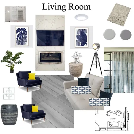 living room 1 Interior Design Mood Board by Crider7 on Style Sourcebook