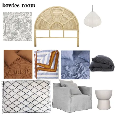 bowies room Interior Design Mood Board by The Secret Room on Style Sourcebook