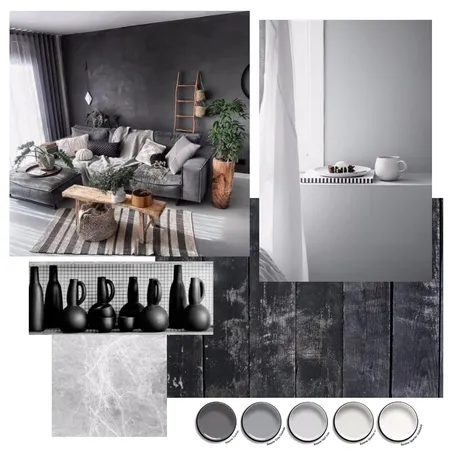 Ass 6 Achro Interior Design Mood Board by gemmac on Style Sourcebook